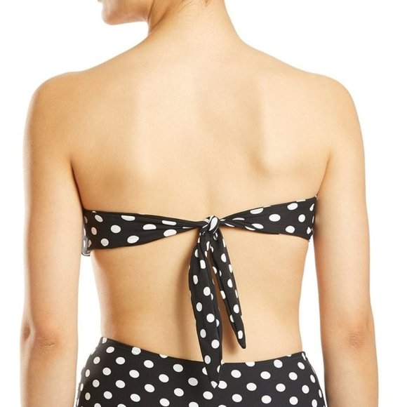 Kate Spade New York Lia Dot Bandeau Bikini Top - Picture 2 of 6